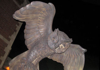 Griffin bird - eagle? containing a fox, owl, unicorn and other critters